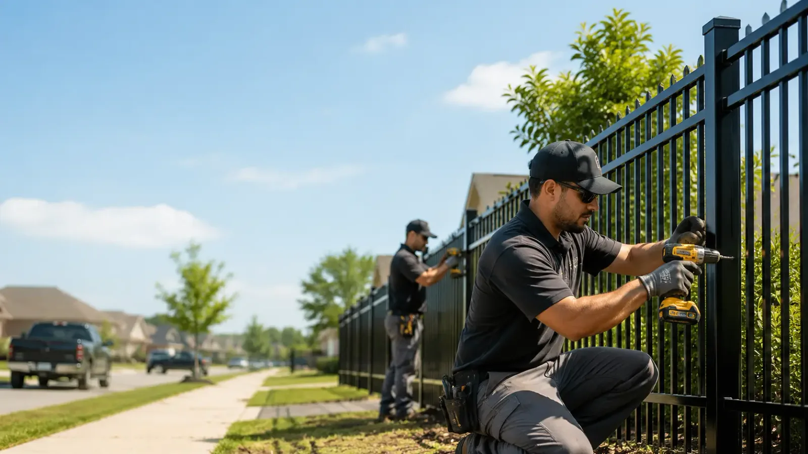 Metal Fence Installation in Freeport, TX